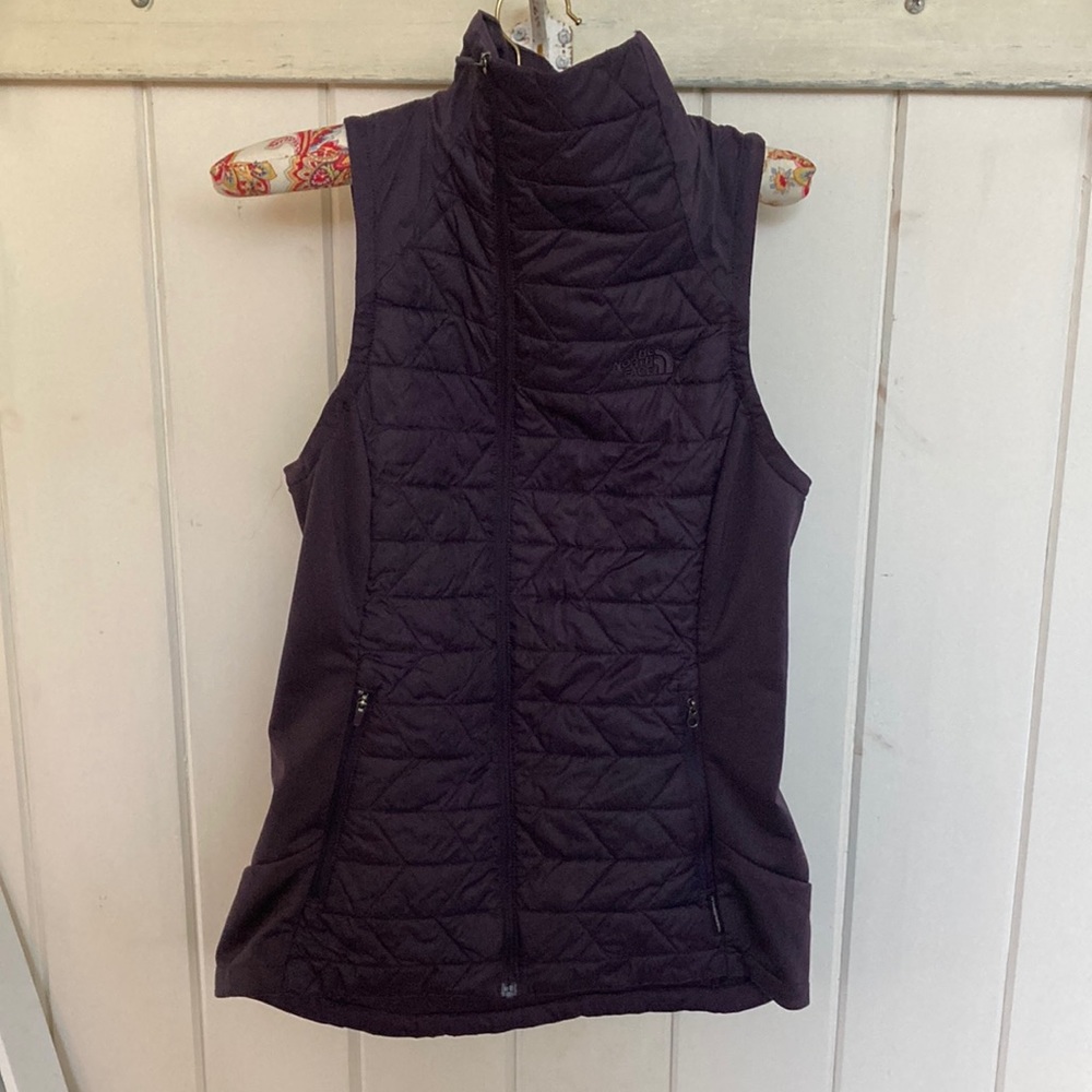 North Face Vest! Beautiful deep purple/plum! Great fit! Perfect length and layer